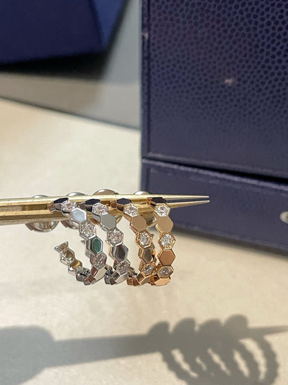 [Amore Jewelry]Hollow Design Four-Leaf Clover Flower Shape Ring