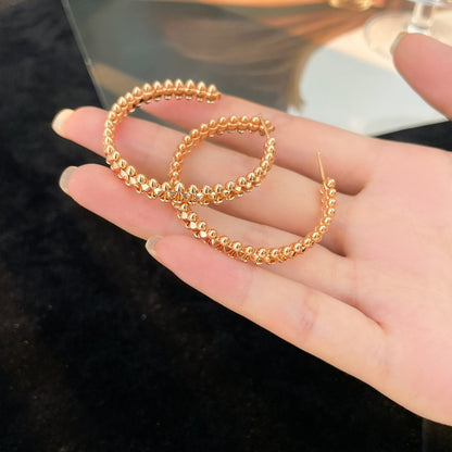[Amore Jewelry]CLASH HOOP EARRINGS