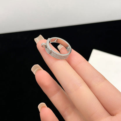[Amore Jewelry]KELLY SILVER DIAMOND RING