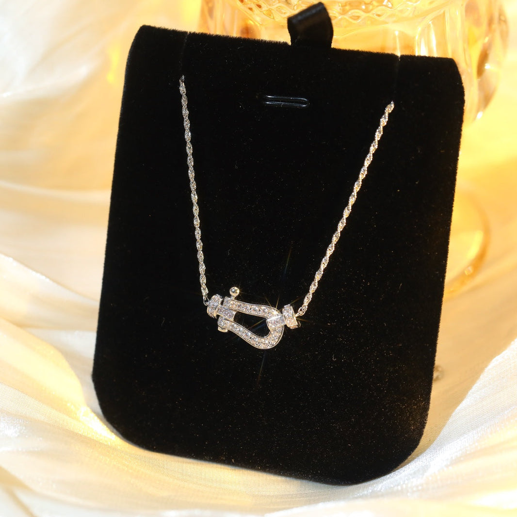 [Amore Jewelry]FORCE 10 DIAMOND SILVER NECKLACE MINI MODEL