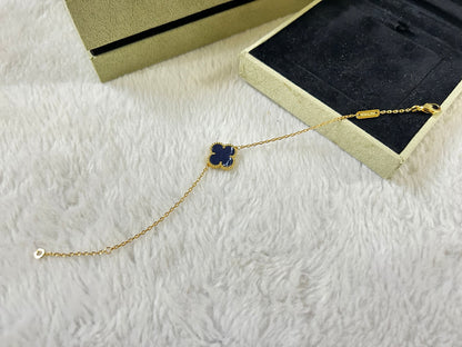 [Amore Jewelry]CLOVER 1 MOTIF PIETERSITE BRACELET