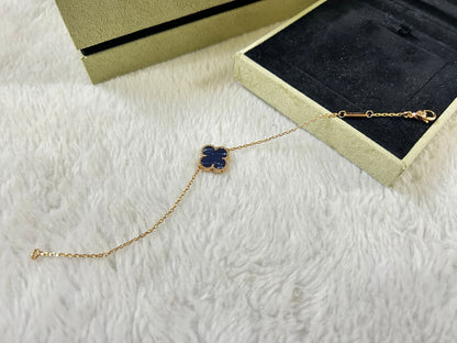 [Amore Jewelry]CLOVER 1 MOTIF PIETERSITE BRACELET