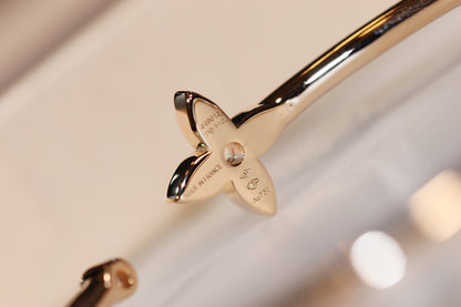 [Amore Jewelry]IDYLLE GOLD OPEN BRACELET DIAMOND PAVED