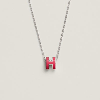[Amore Jewelry]H NECKLACE PINK