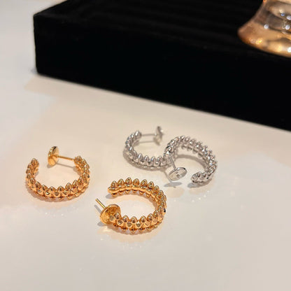 [Amore Jewelry]CLASH SMALL HOOP EARRINGS
