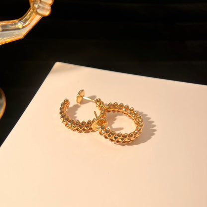 [Amore Jewelry]CLASH SMALL HOOP EARRINGS