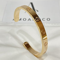 [Amore Jewelry]LOVE BRACELET 6.1MM OPEN CUFF
