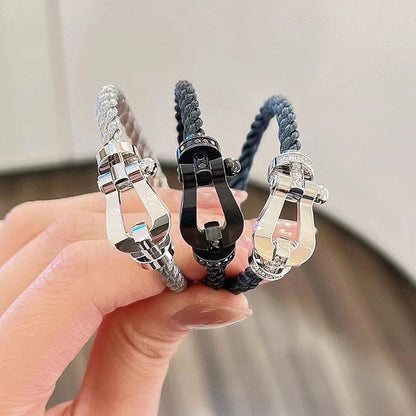 [Amore Jewelry]FORCE LARGE HORSESHOE NO DIAMOND BRACELET GOLD