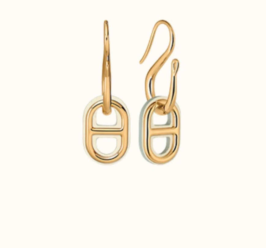 [Amore Jewelry]HM O'MAILLON GOLD EARRINGS