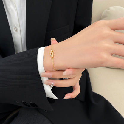 [Amore Jewelry]FORCE 10 SMALL CHAIN BRACELET