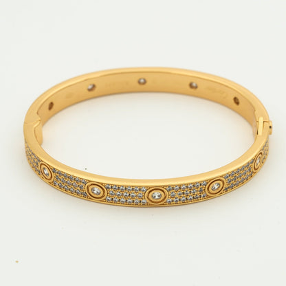 [Amore Jewelry]LOVE BRACELET 6.1MM DIAMOND-PAVED 10 BIG DIAMONDS
