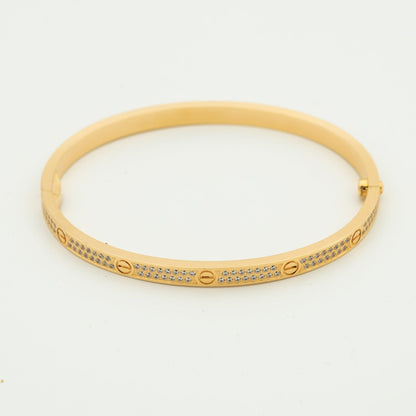 [Amore Jewelry]LOVE BRACELET 3.65MM DIAMOND-PAVED