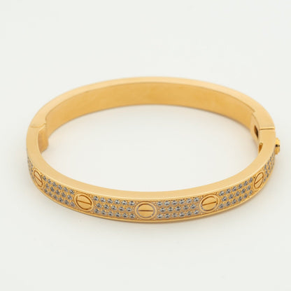 [Amore Jewelry]LOVE BRACELET 6.1MM DIAMOND-PAVED