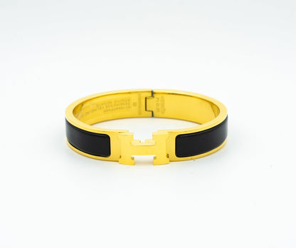 [Amore Jewelry]H BLACK BRACELET