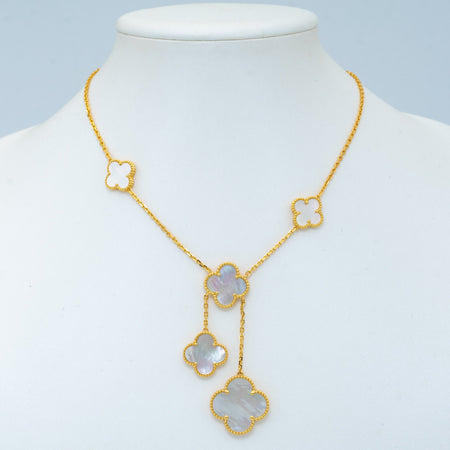 [Amore Jewelry]CLOVER MOTHER OF PEARL NECKLACE 6 MOTIF