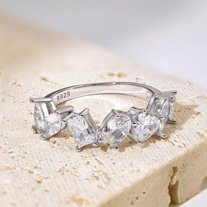 [Amore Jewelry]Delicate Multi Cut Ring