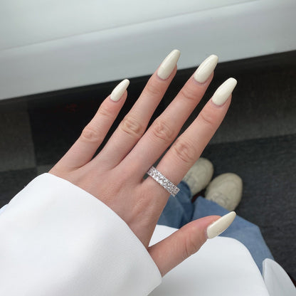 [Amore Jewelry]Sparkling Full Heart Ring