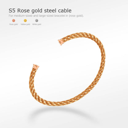 [Amore Jewelry]FORCE SERIES BRACELET CABLES 50 CHOICES (DIY SELECTION)