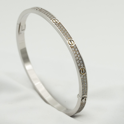 [Amore Jewelry]LOVE BRACELET 3.65MM DIAMOND-PAVED