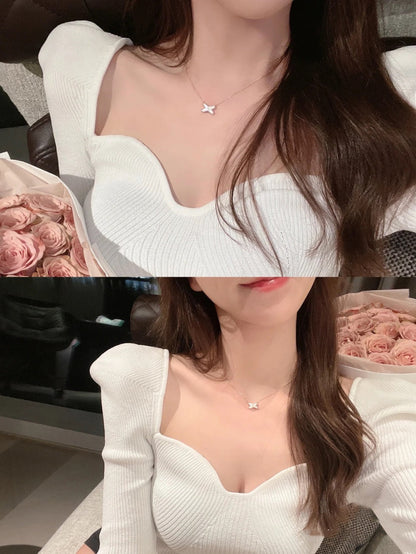 [Amore Jewelry]JEUX DE NECKLACE 1 DIAMOND