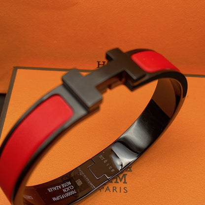 [Amore Jewelry]CLIC HM SO BLACK RED BRACELET