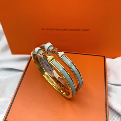 [Amore Jewelry]CLASSIC HM CLIC GREEN 8MM ENAMEL BRACELET