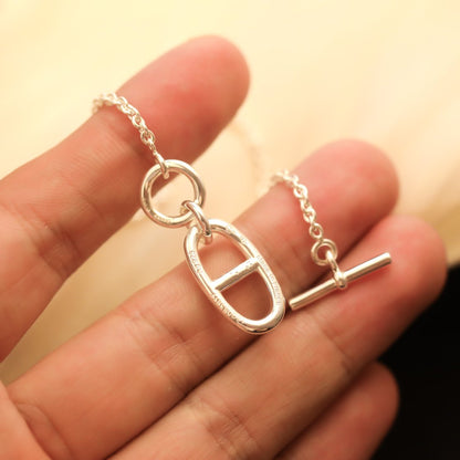[Amore Jewelry]HM CHAINE D'ANCRE PENDANT NECKLACE STERLING SILVER