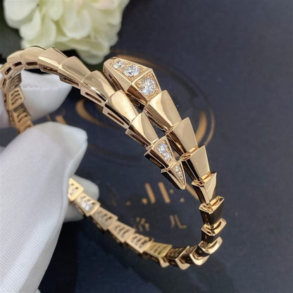 [Amore Jewelry]SERPENTI BRACELET DIAMONDS PINK GOLD