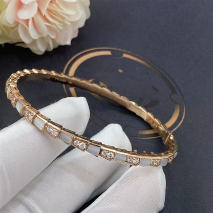 [Amore Jewelry]SERPENTI BRACELET PINK GOLD MOP DIAMOND