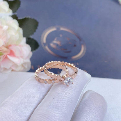 [Amore Jewelry]BEE LOVE RING PINK GOLD DIAMOND