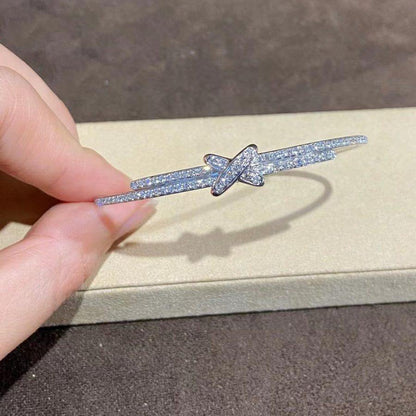 [Amore Jewelry]JEUX DE BRACELET DIAMONDS SILVER