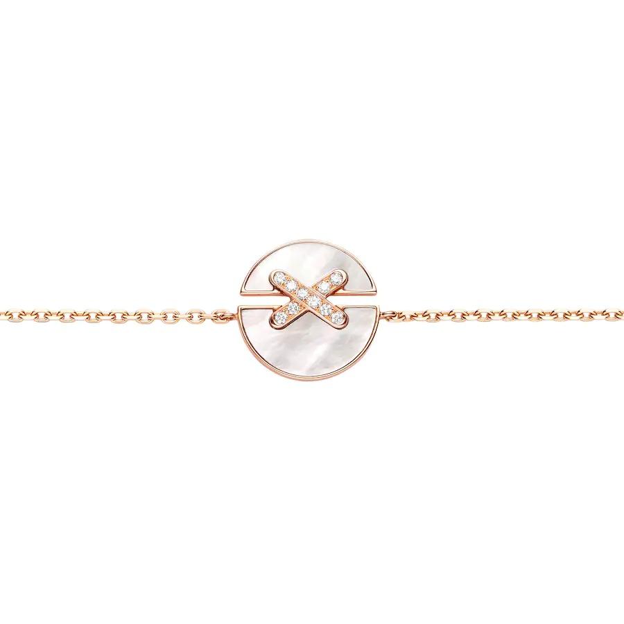 [Amore Jewelry]JEUX DE BRACELET MOP PINK GOLD DIAMONDS