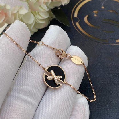 [Amore Jewelry]JEUX DE BRACELET ONYX PINK GOLD DIAMOND