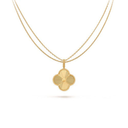 [Amore Jewelry]CLOVER 25MM PEDANT NECKLACE GOLD