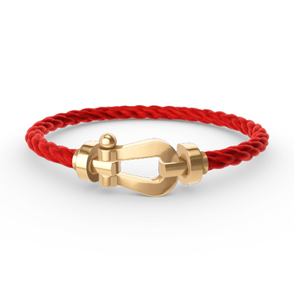 [Amore Jewelry]FORCE LARGE HORSESHOE NO DIAMOND BRACELET GOLD