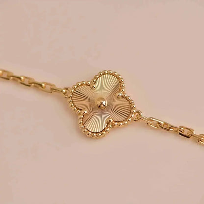 [Amore Jewelry]CLOVER 5 FLOWERS LASER BRACELET