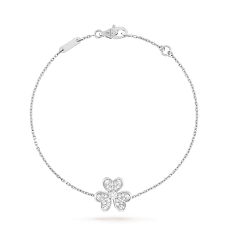 [Amore Jewelry]FRIVOLE SILVER FLOWER DIAMOND BRACELET