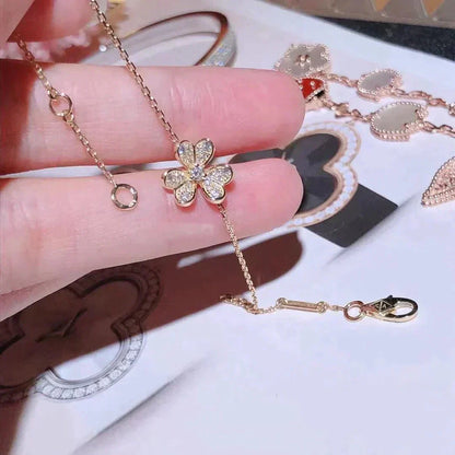 [Amore Jewelry]FRIVOLE GOLD FLOWER DIAMOND BRACELET