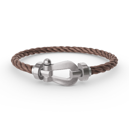 [Amore Jewelry]FORCE LARGE HORSESHOE NO DIAMOND BRACELET SILVER